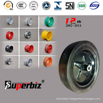 Heavy Duty Solid Rubber Wheel (3.50-8)